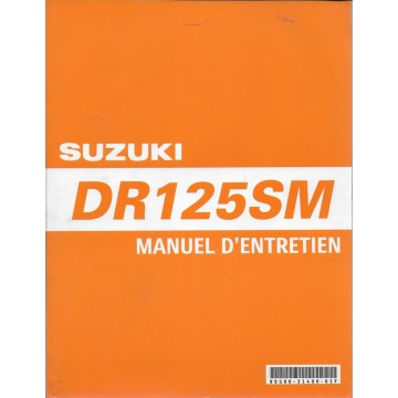 Manuel atelier SUZUKI DR 125 SMK 9 de 2009 (09 / 2008) 