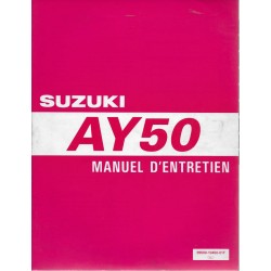 Manuel atelier SUZUKI AY 50 V / 50 WV de 1997  (04 / 1997) 