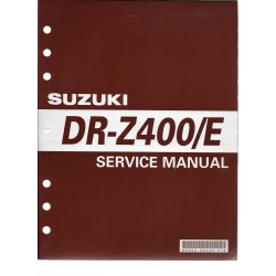 Manuel atelier SUZUKI DR-Z 400 Y DR -Z 400 EY de 2000