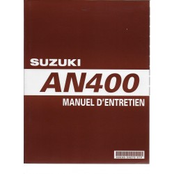 Manuel atelier SUZUKI AN 400 X de 1999   12 / 1998) 