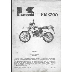 Manuel atelier (supplément) KAWASAKI KMX 200 (1988)