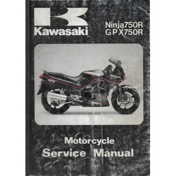 Manuel atelier KAWASAKI NINJA 750 R / GPX 750 R 