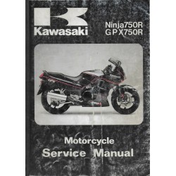 Manuel atelier KAWASAKI NINJA 750 R / GPX 750 R 