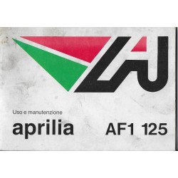 APRILIA AF1 125 cc (manuel utilisation en italien)