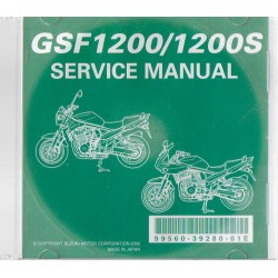 CD manuel atelier SUZUKI GSF 1200 / 1200 S de 2006