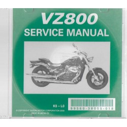 CD manuel atelier SUZUKI VZ 800 de 2005 à 2010