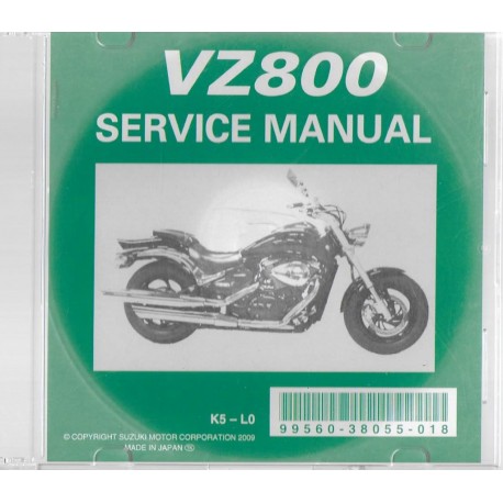 CD manuel atelier SUZUKI VZ 800 de 2005 à 2010