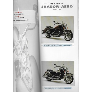 Guide achat motos / scooters HONDA 1998