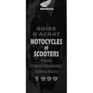 Guide achat motos / scooters HONDA 1999
