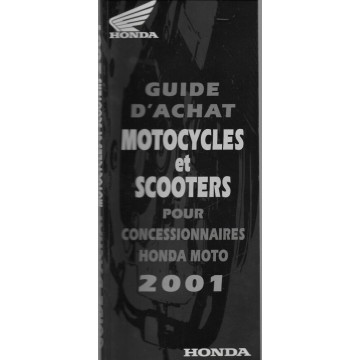 Guide achat motos / scooters HONDA 2001