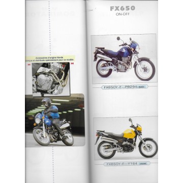 Guide achat motos / scooters HONDA 2001