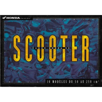 Catalogue Gamme Scooters HONDA de 1999