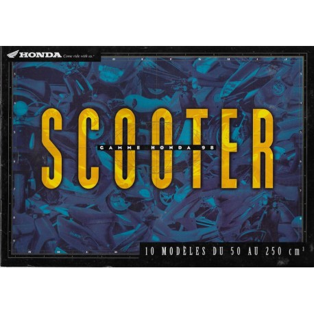 Catalogue Gamme Scooters HONDA de 1999