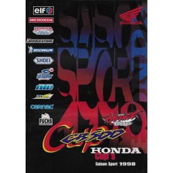 Catalogue Coupes HONDA 1998