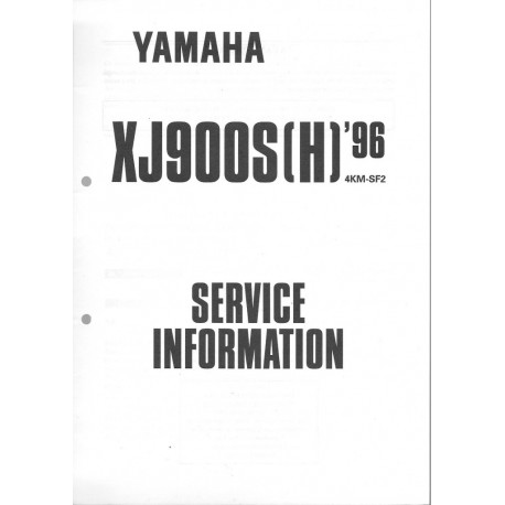 YAMAHA XJ 900 S (H) de 1996 et (S) de 1997 type 4KM