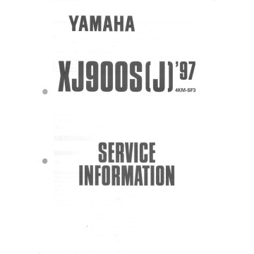 YAMAHA XJ 900 S (H) de 1996 et (S) de 1997 type 4KM