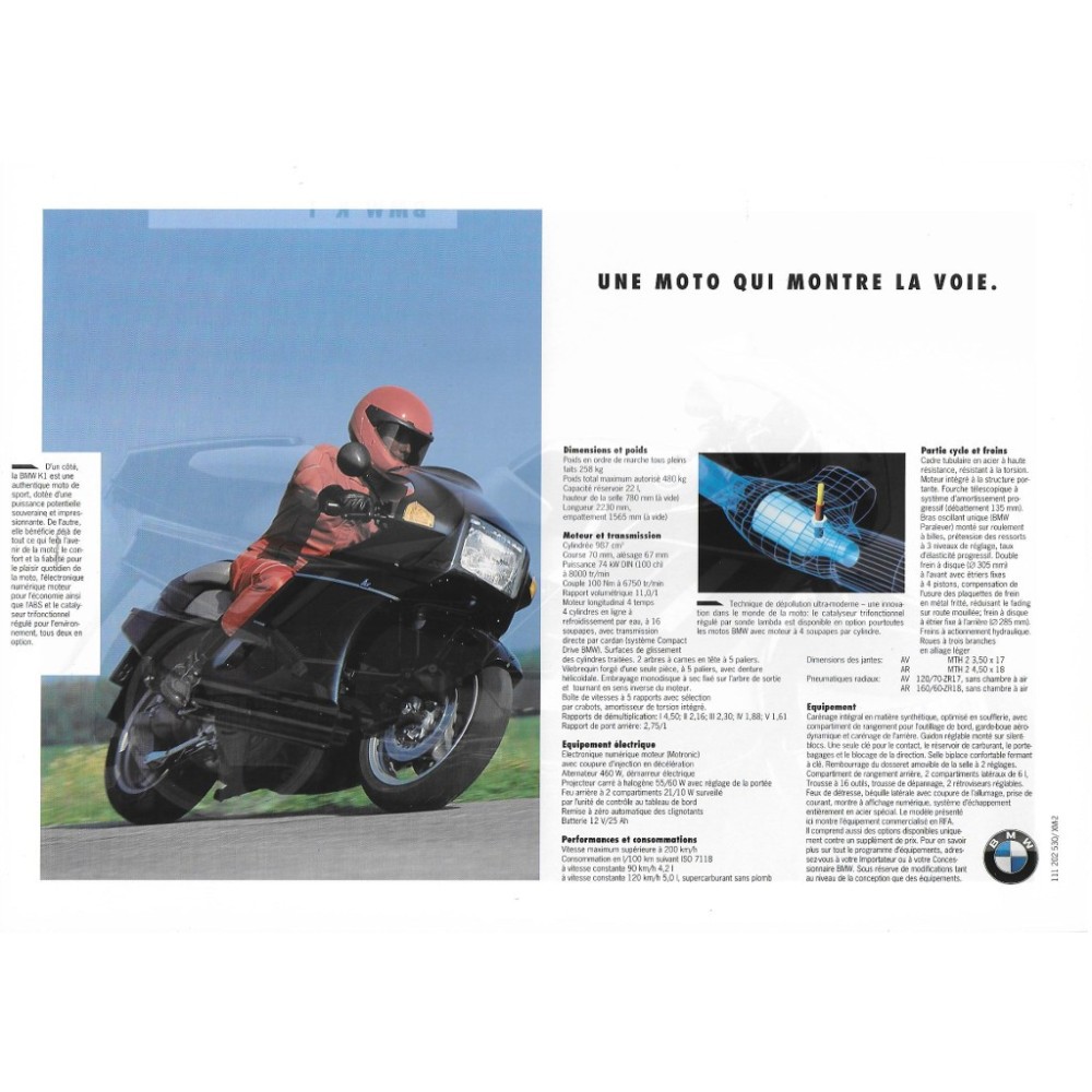 Prospectus BMW K  1