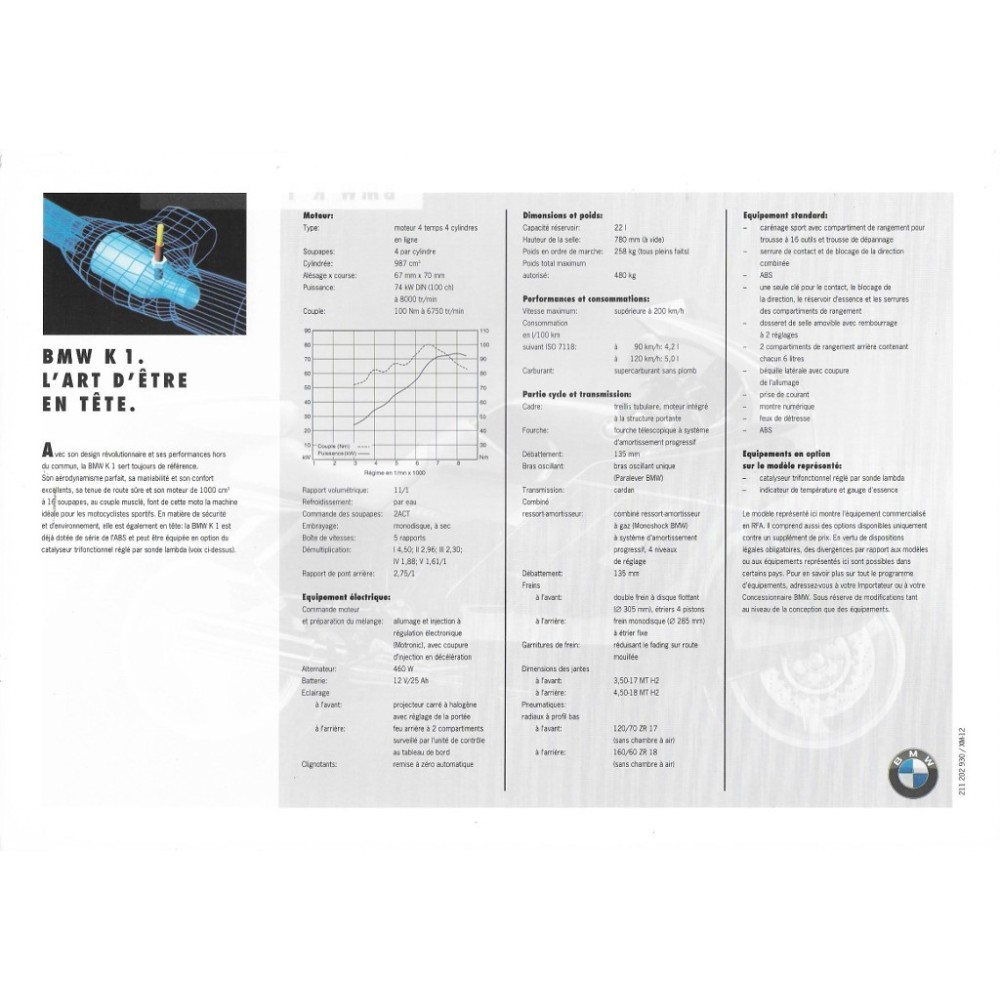 Prospectus BMW K  1