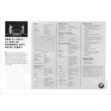 Prospectus BMW K  1100 LT