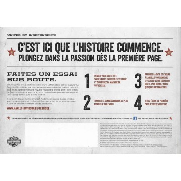 Catalogue motos HARLEY-DAVIDSON de 2014