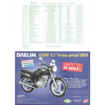 Prospectus gamme DAELIM de 2000