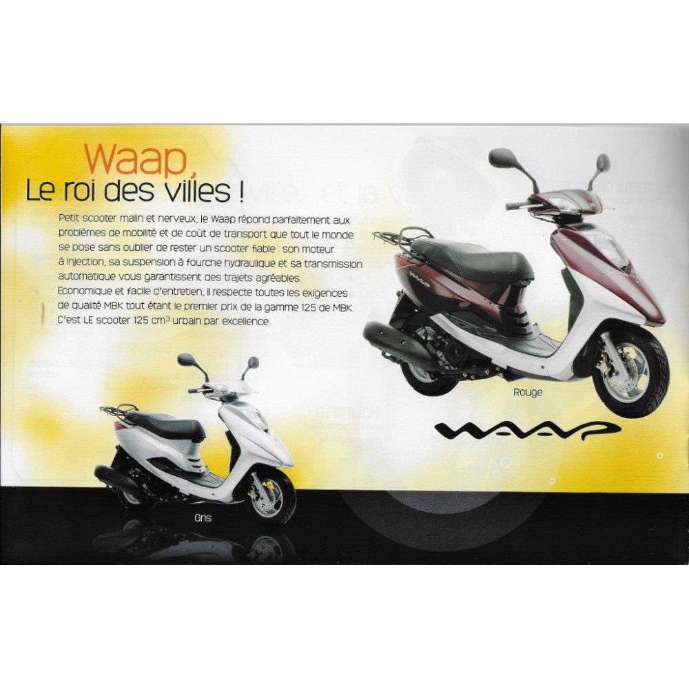 Gamme adulte MBK de 2008