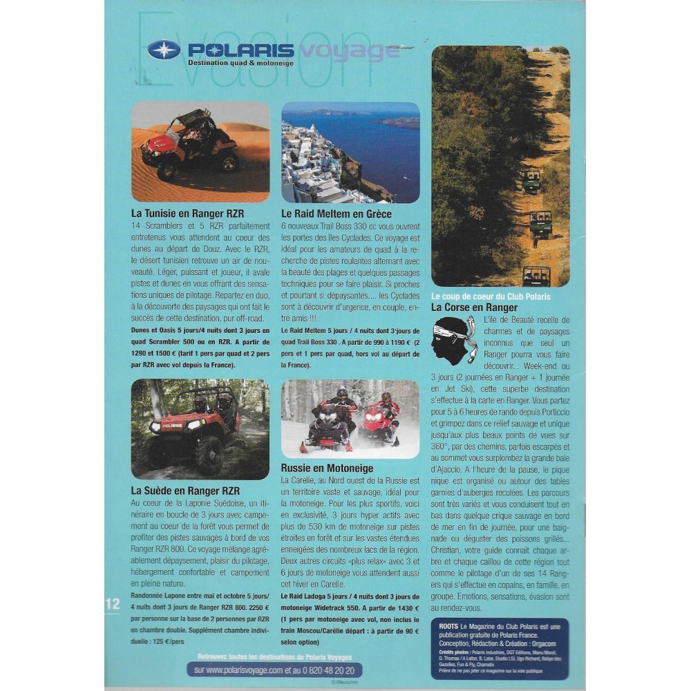 ROOTS n°3 le magazine du Club POLARIS