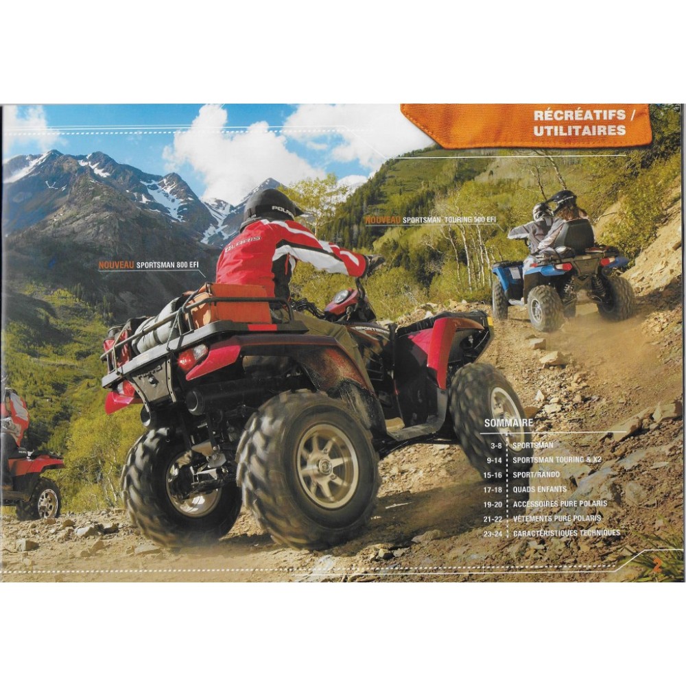 POLARIS Catalogue gamme Quads de 2008