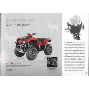 Catalogue SYM gamme motos et quads de 2008