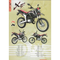 Prospectus KEEWAY 50cc Enduro et Supermoto