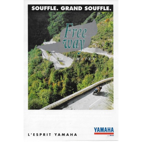 Prospectus YAMAHA série FREEWAY de 1993
