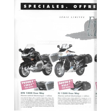 Prospectus YAMAHA série FREEWAY de 1993
