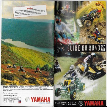 Guide du quad YAMAHA  de 1997 / 1998
