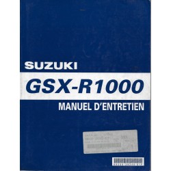 Manuel atelier SUZUKI GSX-R 1000 K3 de 2003  (02 / 2003) 