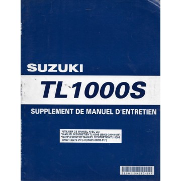 Manuel atelier additif SUZUKI TL1000  SX  (06 / 98) en français