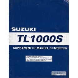 Manuel atelier additif SUZUKI TL1000  SX  (06 / 98) en français