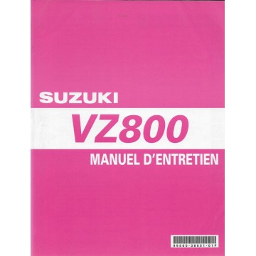Manuel atelier SUZUKI VZ 800 K5 / K6 de 2005 et 2006