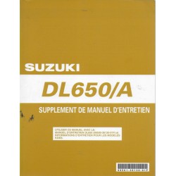 Manuel atelier additif SUZUKI DL 650 K7 (03 / 2006) 