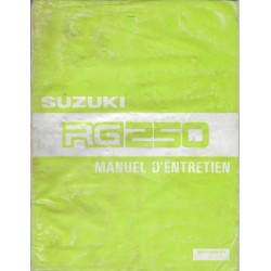 Manuel atelier SUZUKI RG250  (12/1985) en frnaçais