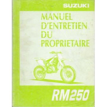SUZUKI RM 250 V modèle 1997  (08 / 1996)