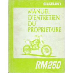 SUZUKI RM 250 V modèle 1997  (08 / 1996)