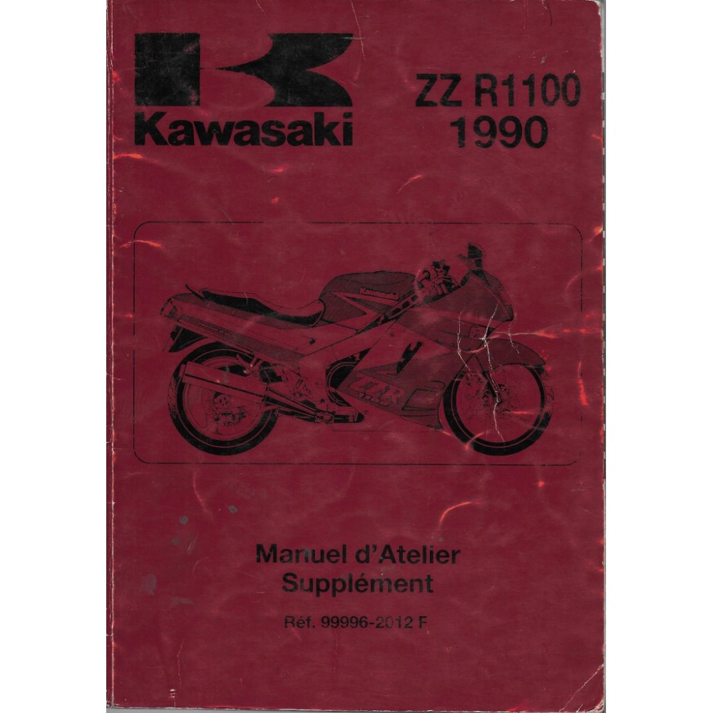 Manuel atelier KAWASAKI ZZ R 1100 de 1990 (01/1990)