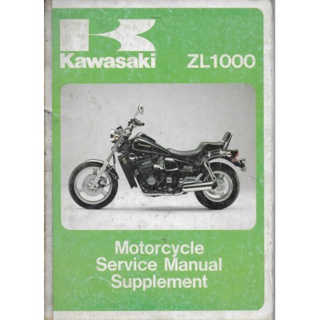 Manuel atelier additif KAWASAKI ZL 1000 de 1987