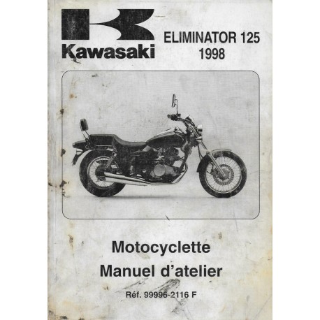 Manuel atelier KAWASAKI Eliminator 125  de 1998