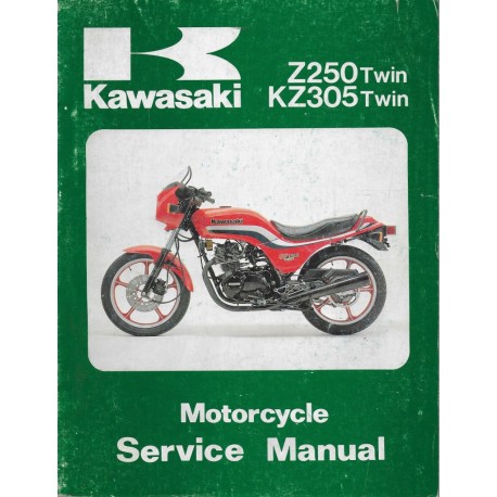 Manuel atelier KAWASAKI Z 250 / KZ 305  (07 / 1986)
