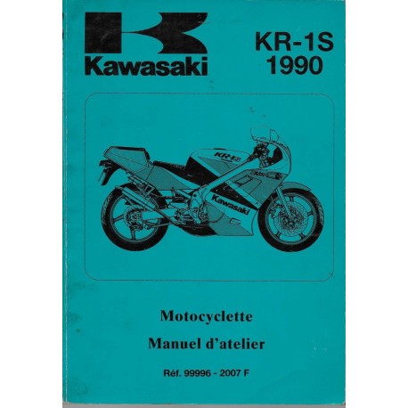 Manuel atelier additif KAWASAKI KR-1S  de 1990