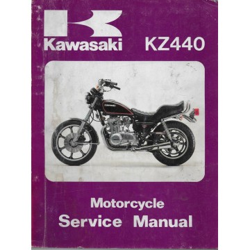 Manuel atelier KAWASAKI KZ 440 de 1980 à 1982 (09 / 1981)
