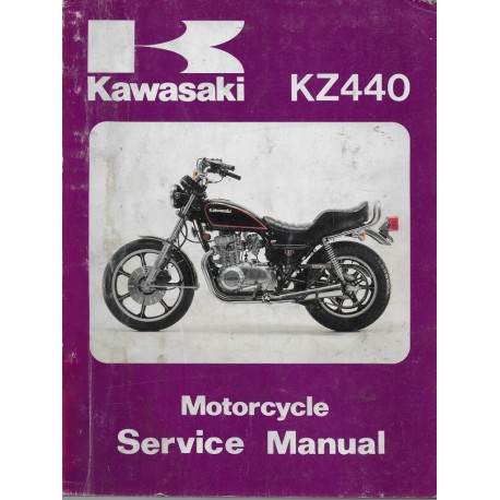 Manuel atelier KAWASAKI KZ 440 de 1980 à 1982 (09 / 1981)