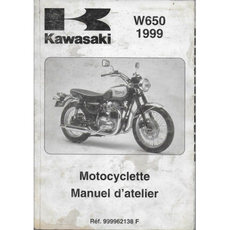 Manuel atelier KAWASAKI W 650 de 1999