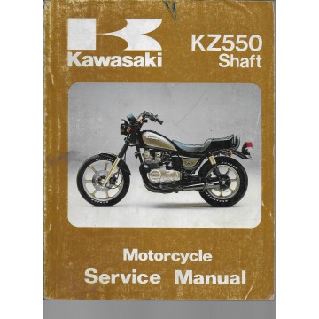 Manuel atelier KAWASAKI KZ 550 à cardan  (02 / 1985)